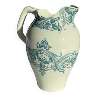 Antique toilet bowl Creil and Montereau Louise ironstone