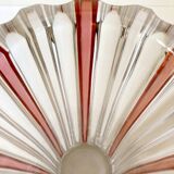 Glass vase signed Pierre D'Avesn, 1940s