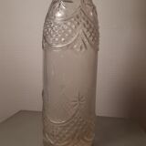 Bouteille ancienne gravée