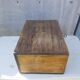 Old Malle Box Wood Storage - Vintage Key Clasp