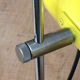 Yellow-lace-sheet metal table lamp