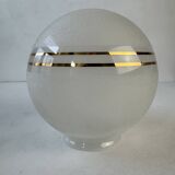 Paire d’anciennes suspensions verre granite vintage