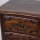 Parisian chest of drawers with 5 drawers, made of solid walnut, from the Louis XIV period.