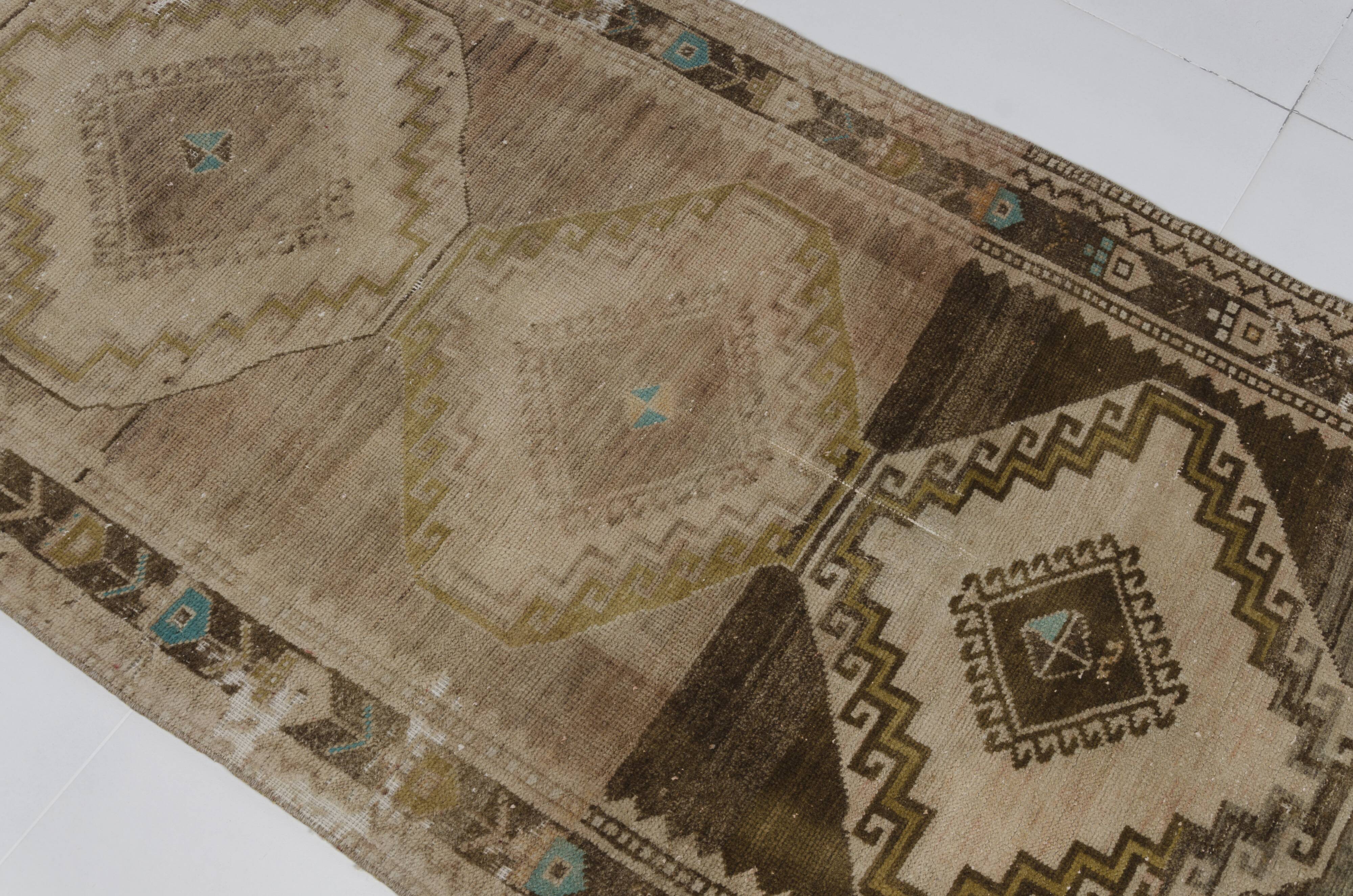 Oushak Brown Handmade Carpet