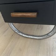 Bureau vintage bois et métal