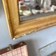 Miroir ancien bois doré
