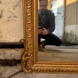 Miroir doré ancien