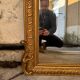 Miroir doré ancien