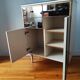 Commode vintage Italienne 1970 en verre miroir