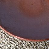 Plat en terre cuite