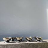 8 stainless steel cups 1970