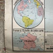 Carte pédagogique Amérique du Nord politique juin 1950