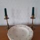 Set of 4 plates Sarreguemines golden stars