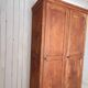 Parisian wardrobe in raw wood