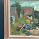 Original Swedish Oil on Panel – "Vid Knabäck, Skåne" by Carl-Axel Schwieler – Signed – Vintage & Framed – 59 × 50 cm (23.2" × 19.7")