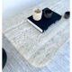 Travertine coffee table