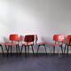 6 Revolt chairs by Friso Kramer for Ahrend De Cirkel, the Netherlands, 1956