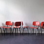 6 Revolt chairs by Friso Kramer for Ahrend De Cirkel, the Netherlands, 1956