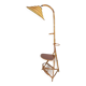 Bamboo floor lamp, 1950s