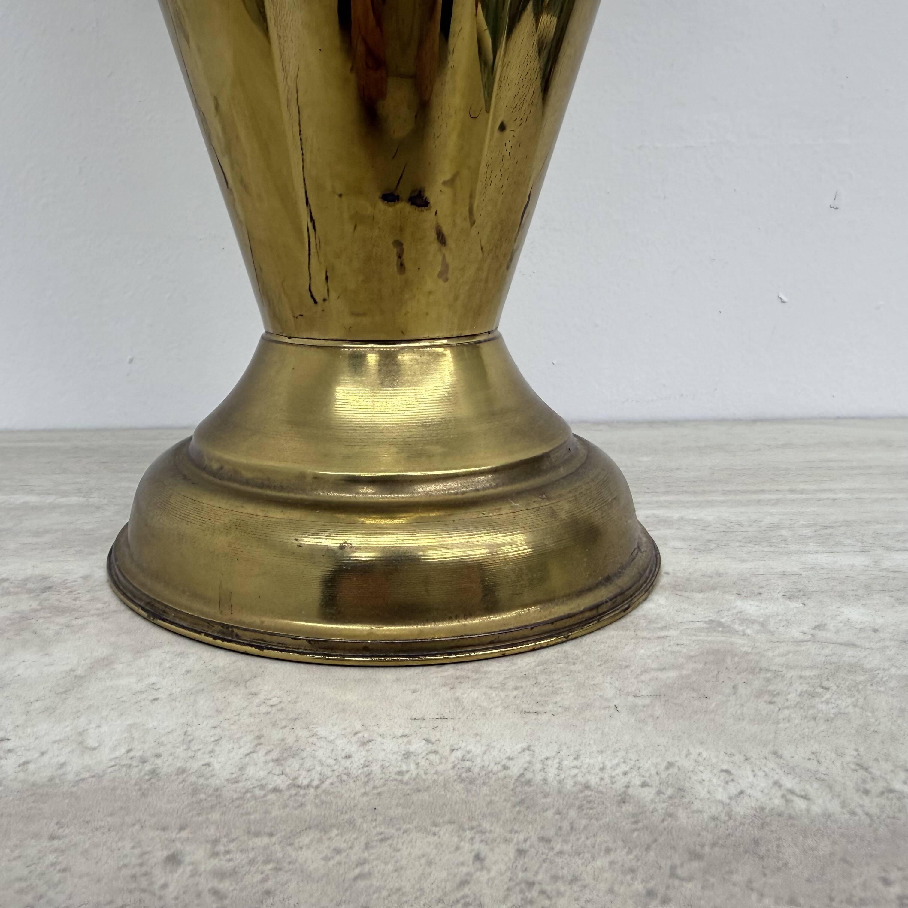 Mid-century design brass umbrella stand , 1970’s