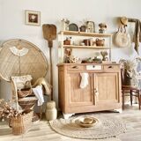 Vaisselier, buffet 2 portes en châtaignier