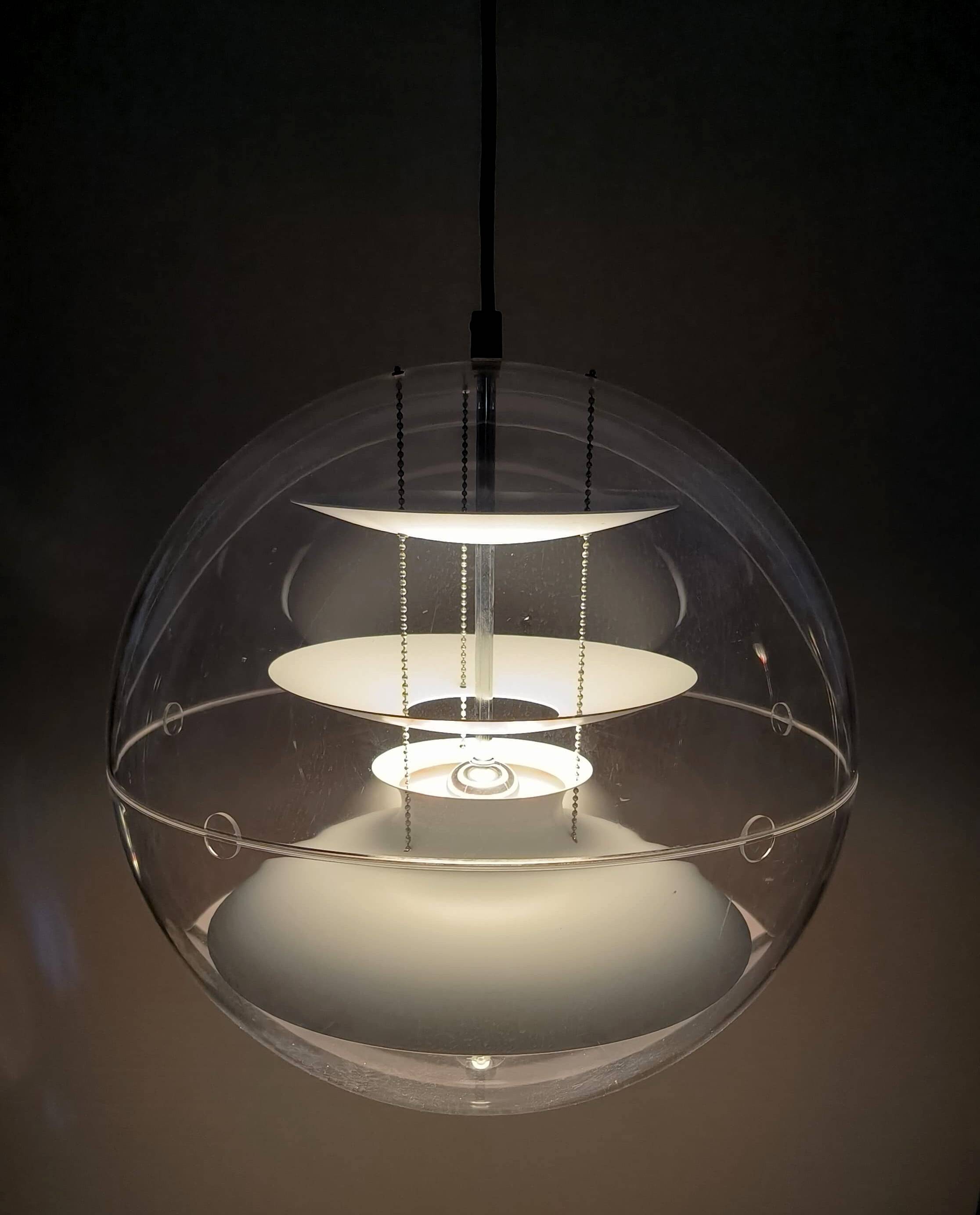 Panto White Lamp by Verner Panton