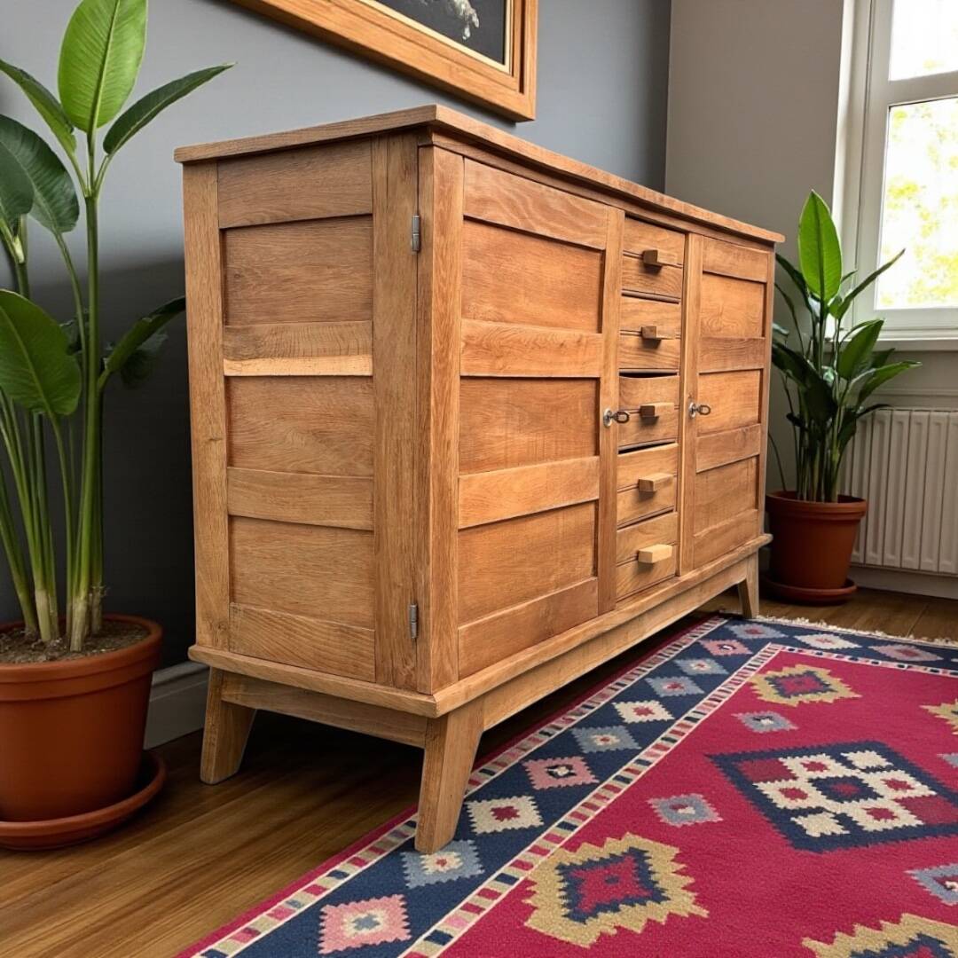 Buffet René Gabriel pieds compas 1945/50