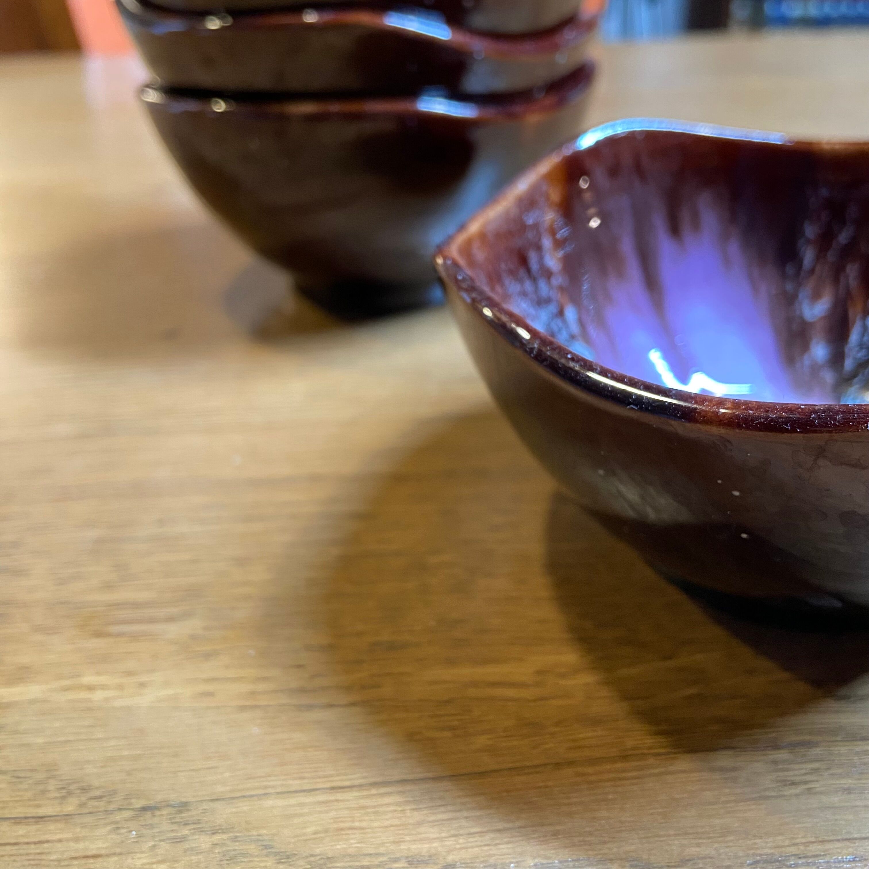 Set of 5 Vallauris ceramic bowls
