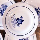 9 semi-hollow plates St Amand