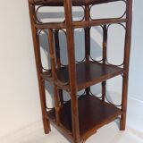 Rattan shelf