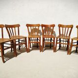 Series of six bistro chairs