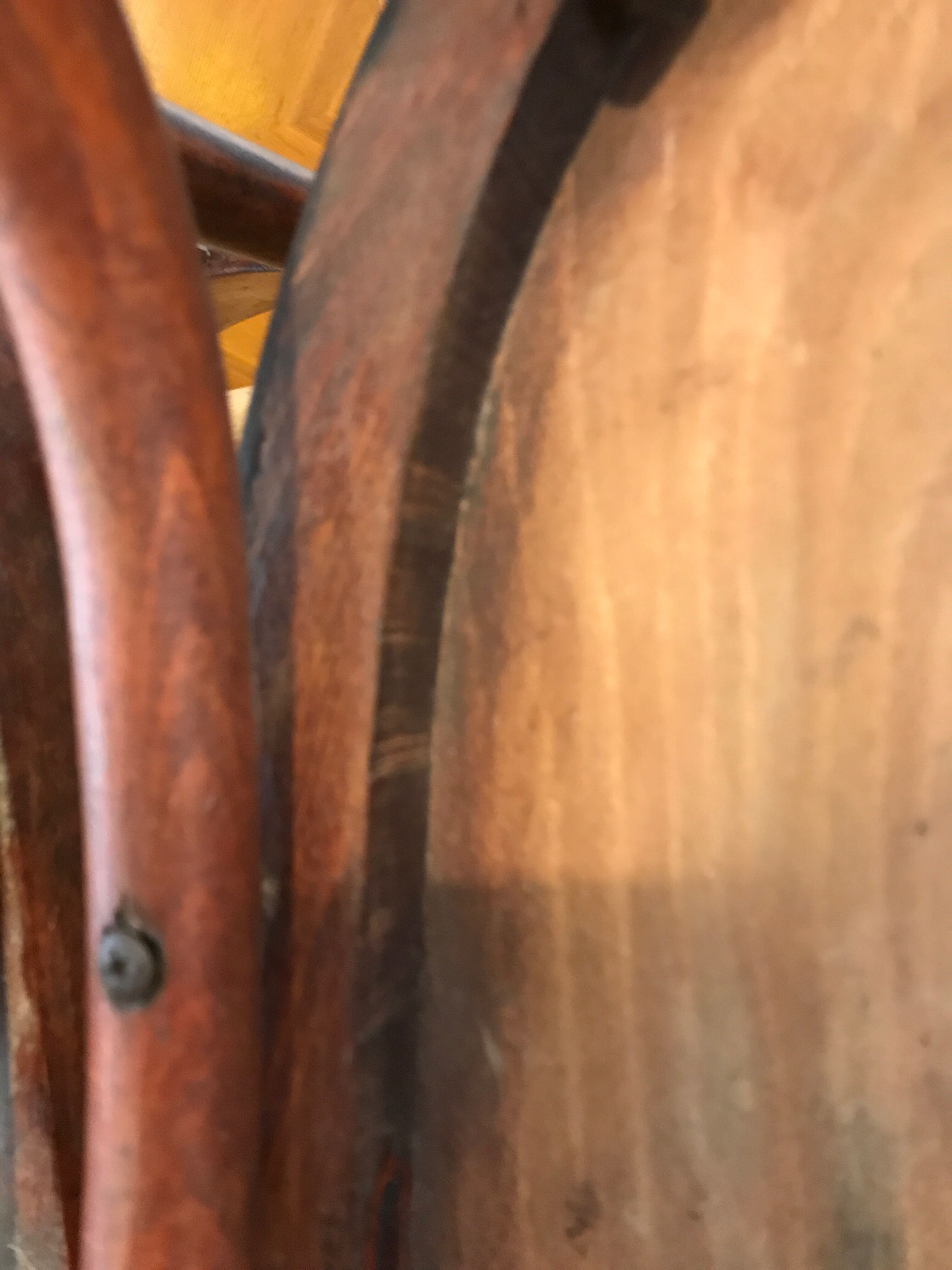 Series of 4 baumann bistro chairs