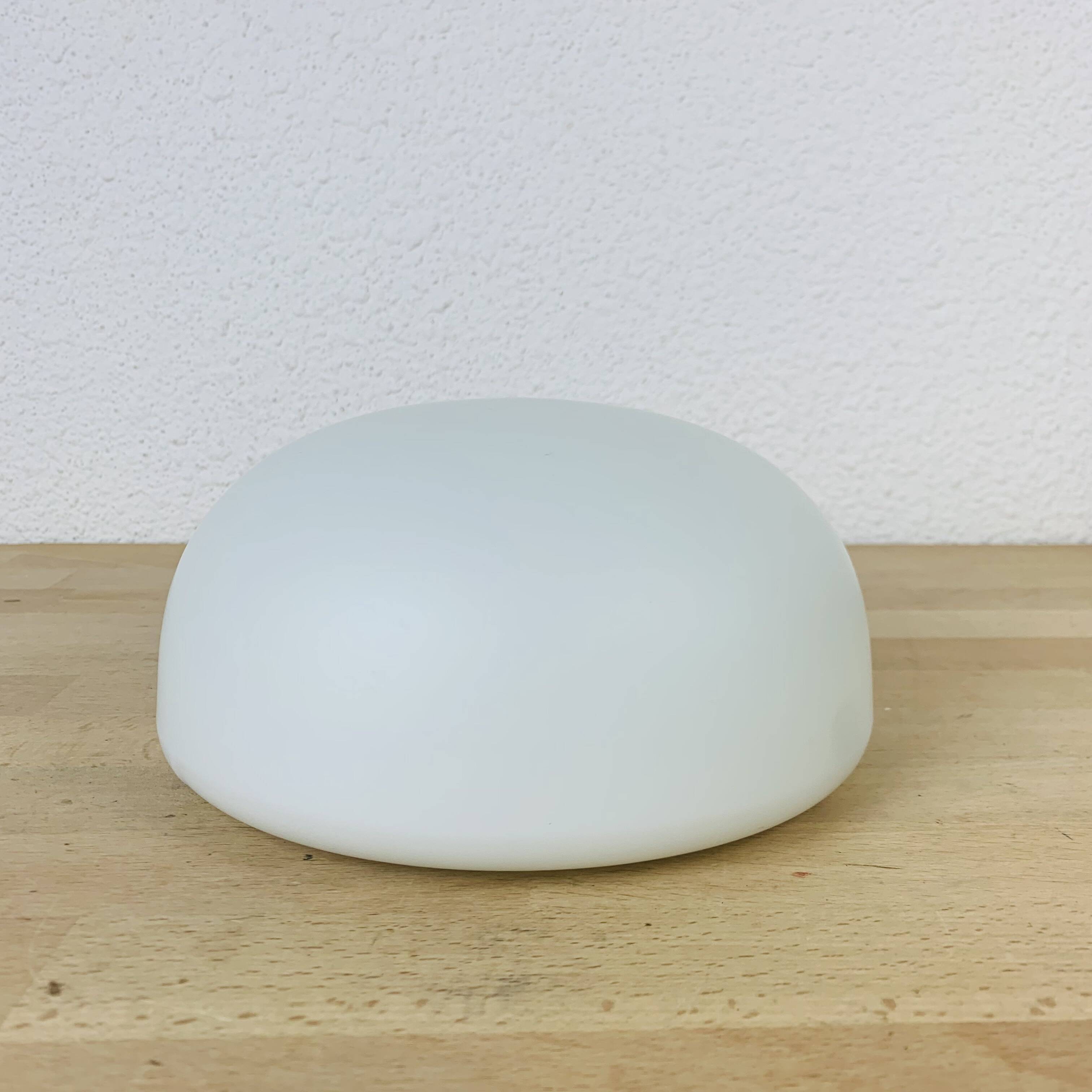 Vintage opaline ball wall light, half sphere