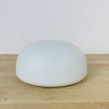 Vintage opaline ball wall light, half sphere
