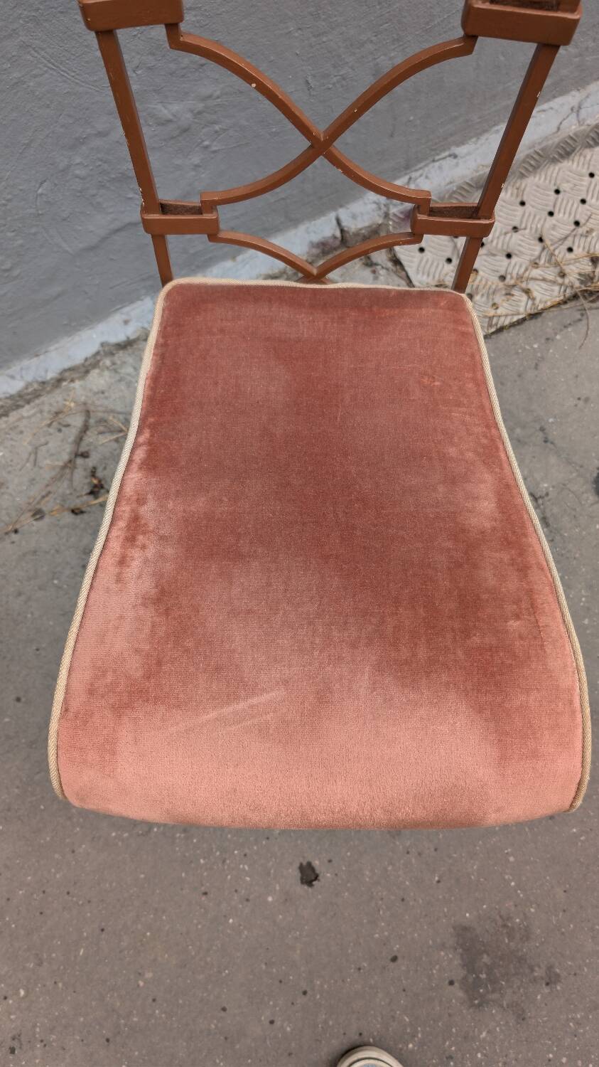 Wrought iron chair