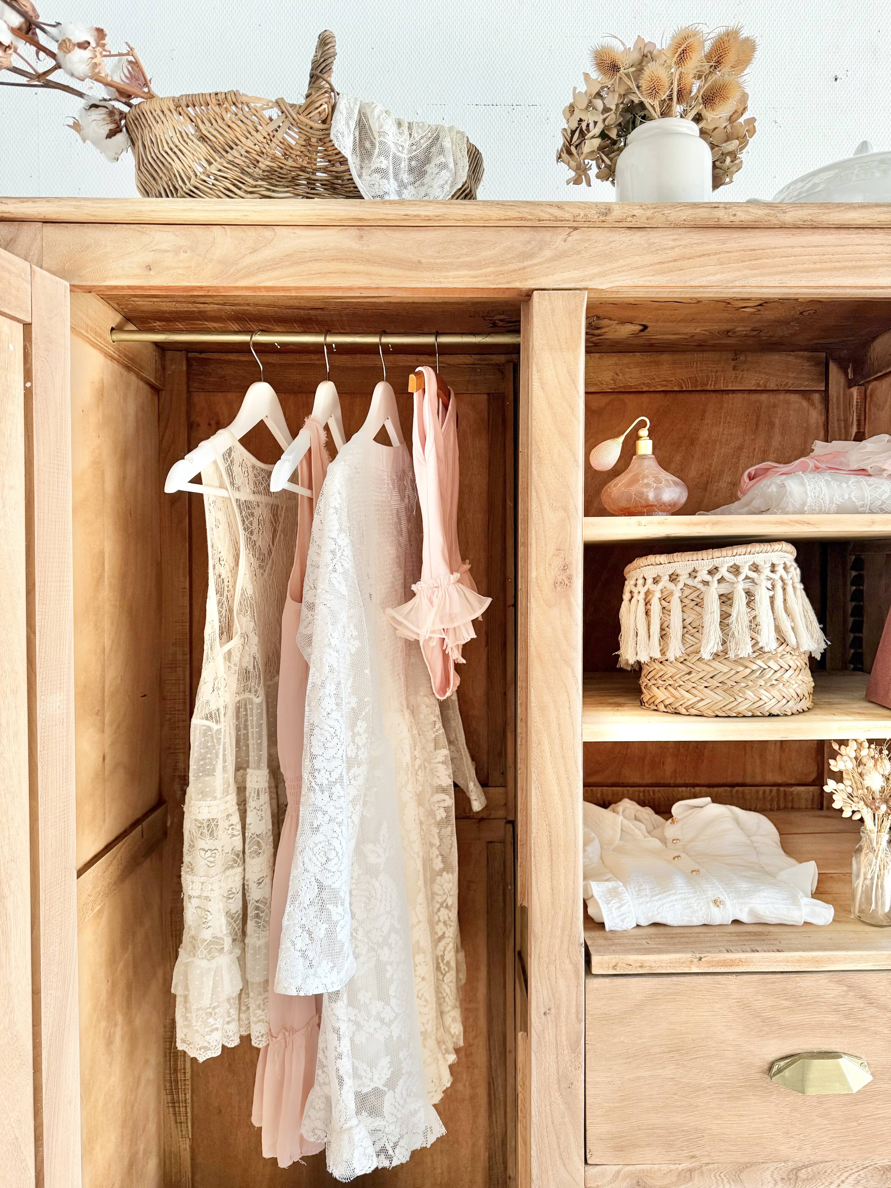 Asymmetrical Parisian wardrobe