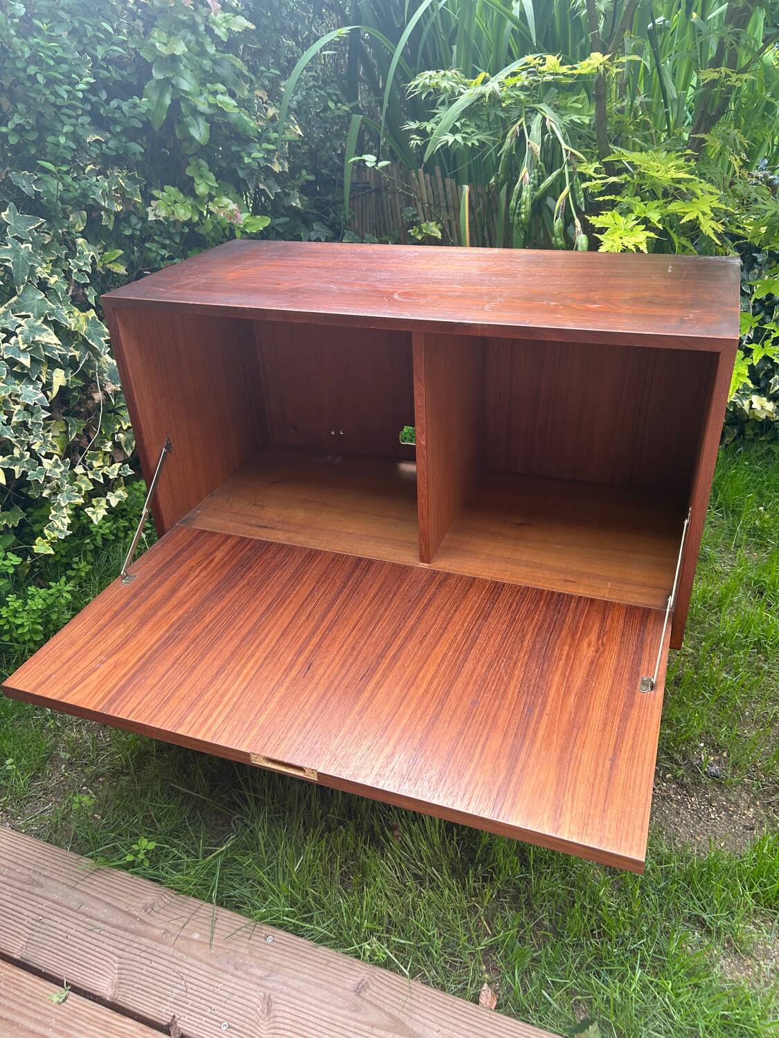Small vintage teak sideboard