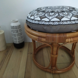 Tabouret en rotin