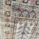 Tapis Kayseri turc vintage en soie et coton 106x61 cm