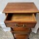 Pair of cherry wood side tables