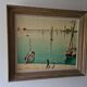 Tableau reproduction paysage portuaire de Sete Marquet