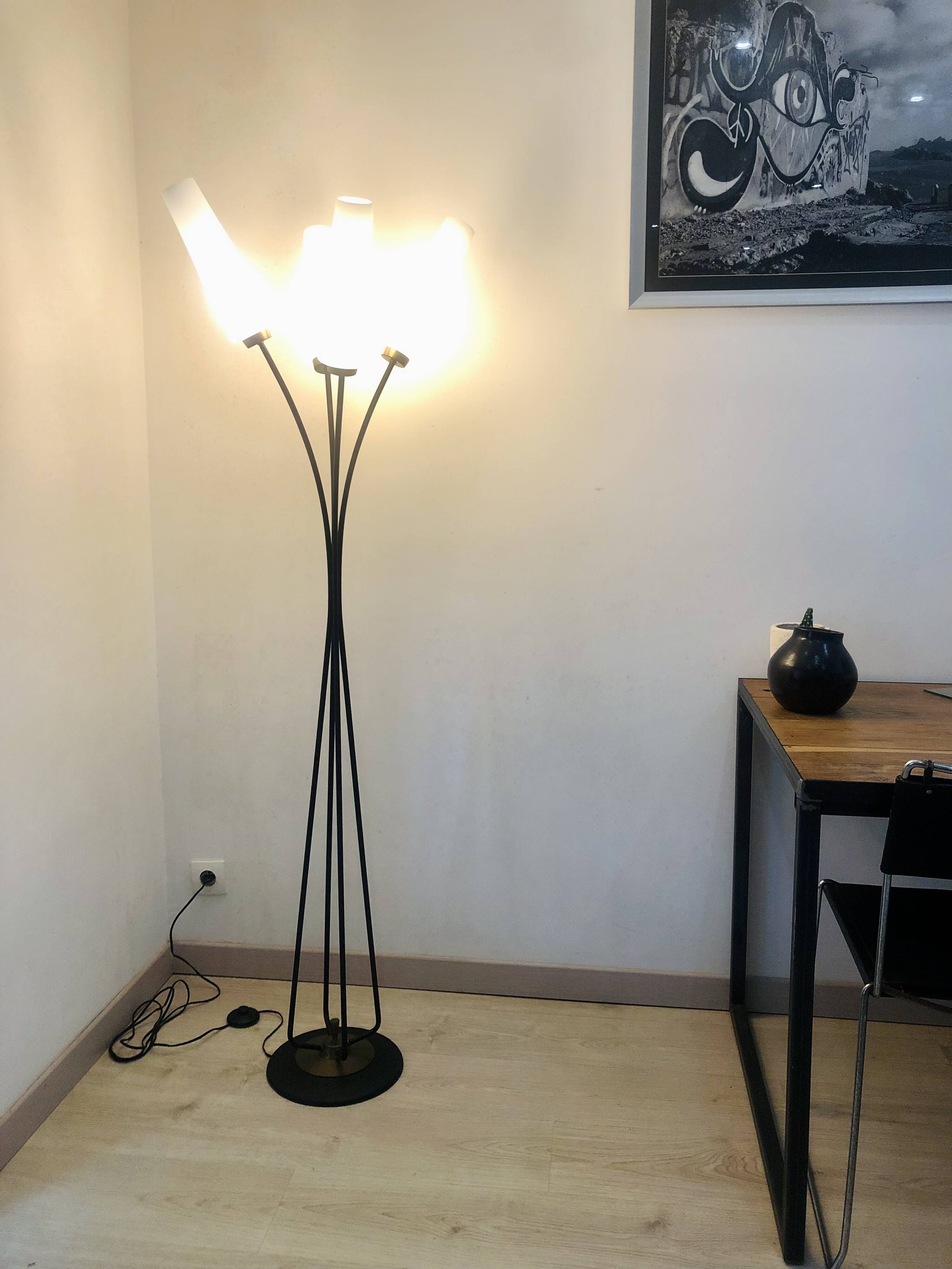 Reed floor lamp dlg Maison Arlus
