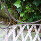 Old wrought iron bench