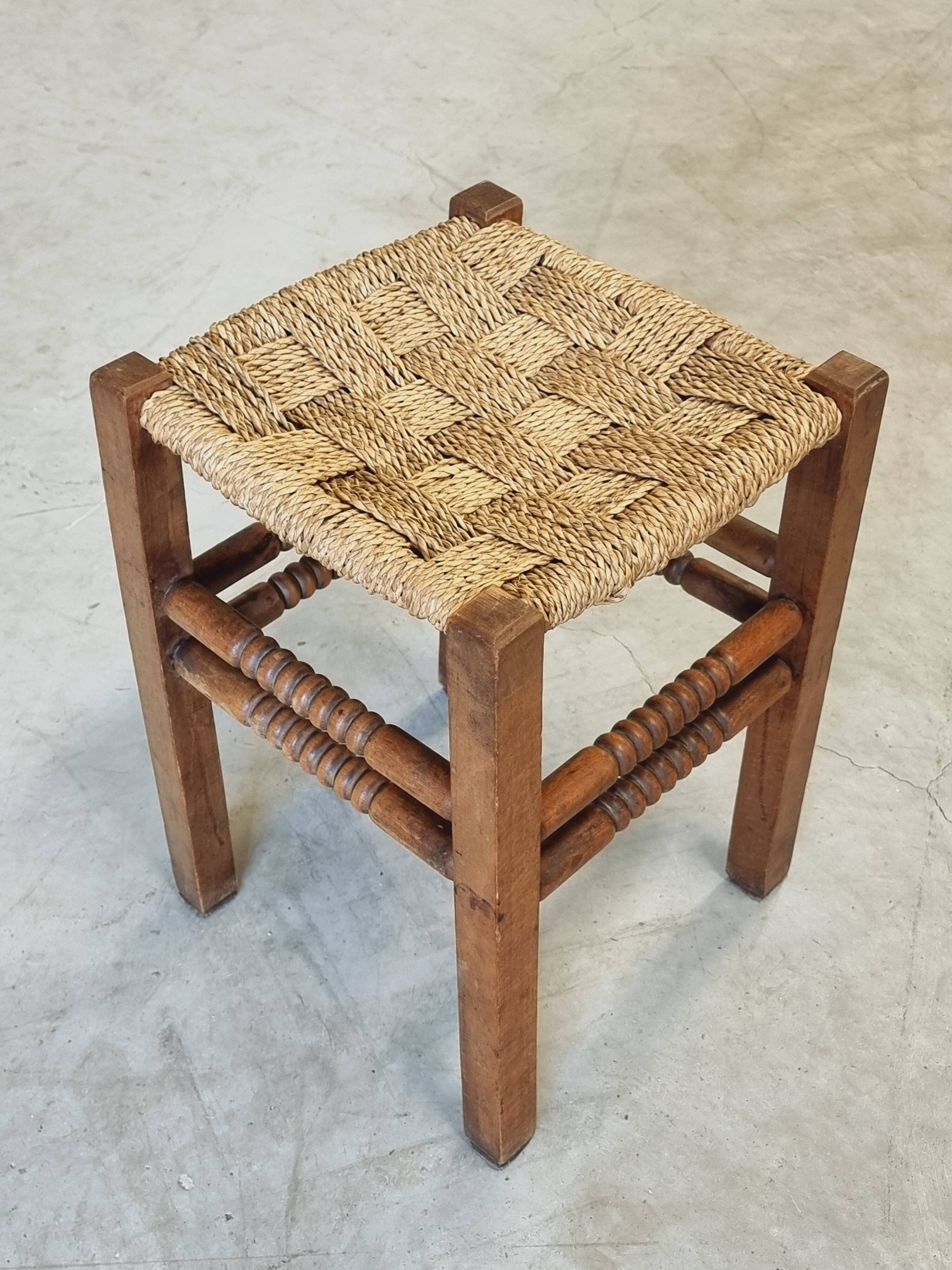 Vintage stool side table plant table