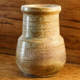 Glazed sandstone vase