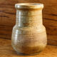 Glazed sandstone vase