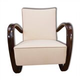 Pair of lounge armchairs h-269 by jindrich halabala for up zavody, 1930s