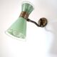 Diabolo glass wall lamp 1950