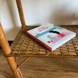 Vintage rattan shelf, console