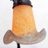 Gooseneck lamp with Vianne glass paste tulip